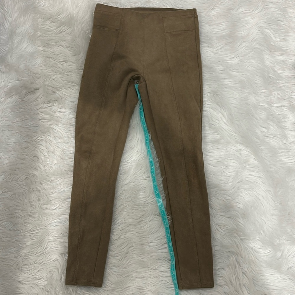 Spanx faux suede leggings xs
